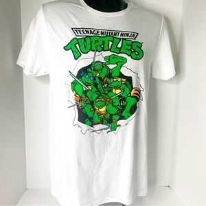 Nickelodeon Teenage Mutant Ninja Turtles White T-Shirt